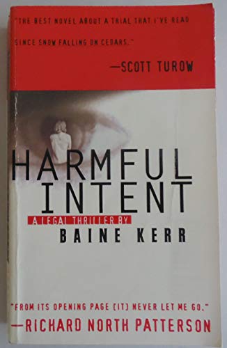 Stock image for Harmful Intent for sale by Once Upon A Time Books