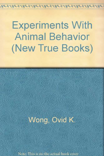 Imagen de archivo de Experiments with Animal Behavior a la venta por Better World Books
