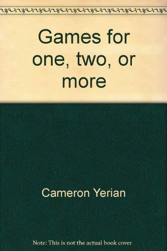 Stock image for Games for One, Two, or More for sale by Thomas F. Pesce'
