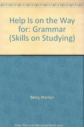 Imagen de archivo de Help Is on the Way for Grammar a la venta por Better World Books: West