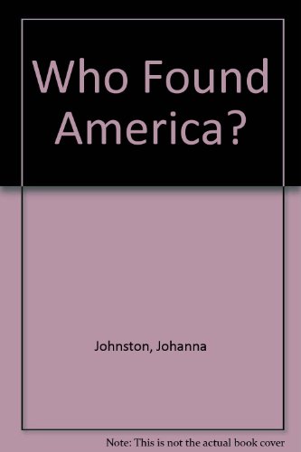 Imagen de archivo de Who Found America? a la venta por Better World Books