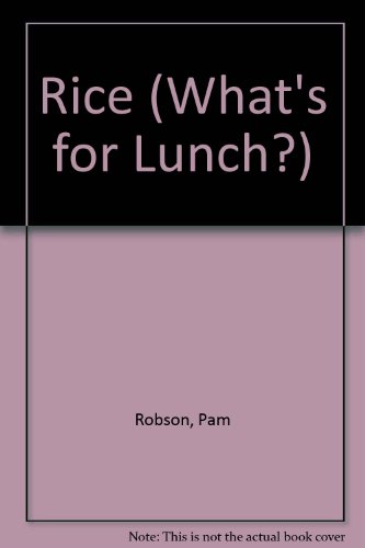 Beispielbild fr Rice zum Verkauf von Better World Books