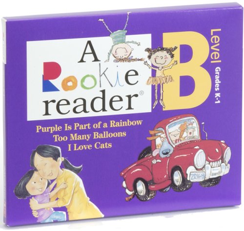 Stock image for A Rookie Reader: Purple Is Part of a Rainbow, Too Many Balloons, I Love Cats: Level B, Grades K-1 (Rookie Readers) for sale by SecondSale