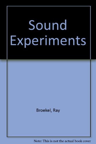 Beispielbild fr Sound Experiments zum Verkauf von Better World Books