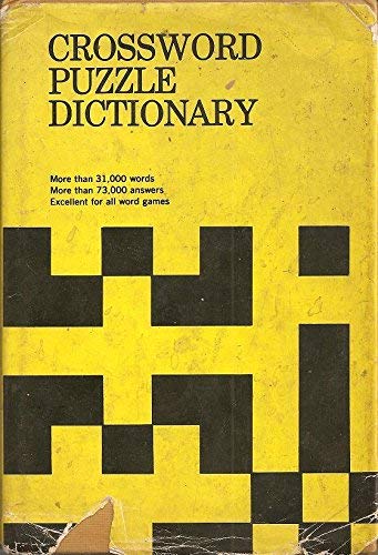 Stock image for Crossword Puzzle Dictionary for sale by Ravin Books