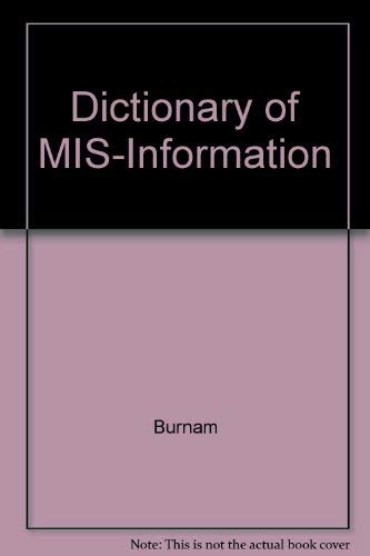 Beispielbild fr The Dictionary of Mis-Information zum Verkauf von Hawking Books