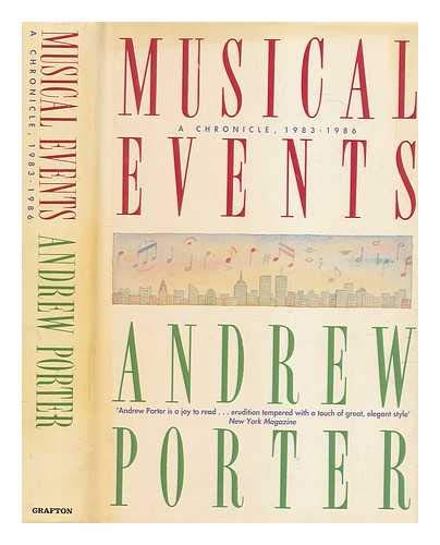 Musical Events: Chronicle 198 (9780517059623) by Porter, Andrew