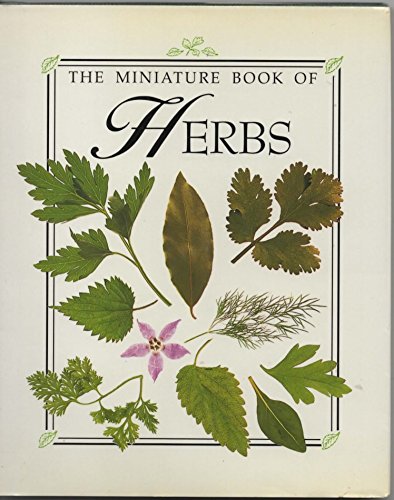 Beispielbild fr The Miniature Book of Herbs zum Verkauf von gigabooks