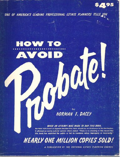 Stock image for How to Avoid Probate for sale by Better World Books: West