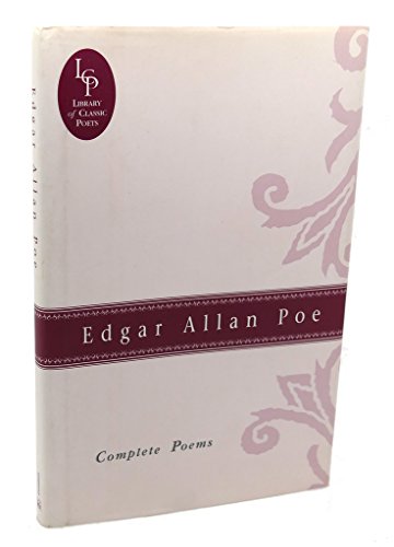 Beispielbild fr Edgar Allan Poe Complete Poems zum Verkauf von SecondSale