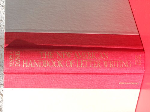 Beispielbild fr The New Ameican Handbook of Letter Writing zum Verkauf von SecondSale