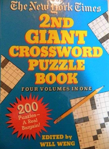 Beispielbild fr The New York Times 2nd Giant Crossword Puzzle Book zum Verkauf von SecondSale