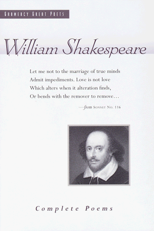 Stock image for William Shakespeare : Complete Poems for sale by Better World Books: West