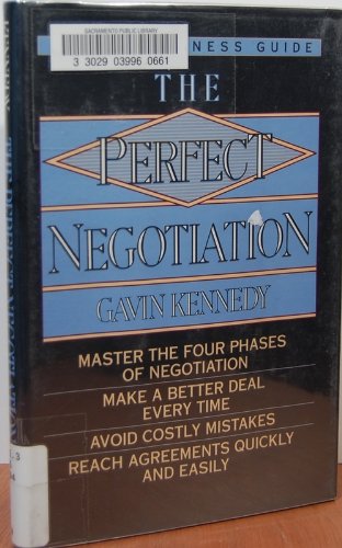 Imagen de archivo de Perfect Negotiation a la venta por Better World Books: West