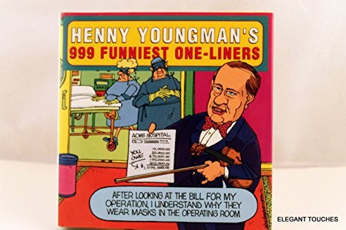 Imagen de archivo de Henny Youngman's Bar Jokes, Bar Bets and Bar Tricks a la venta por Better World Books