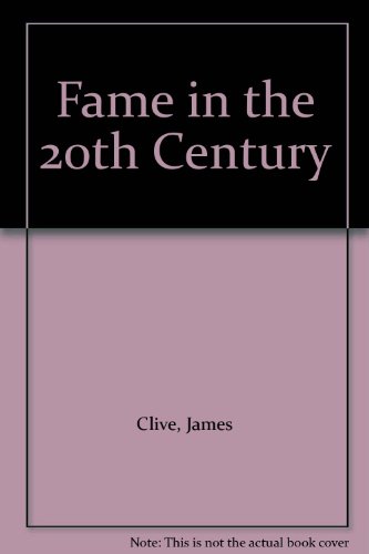Stock image for Fame in the 20th Century for sale by dsmbooks