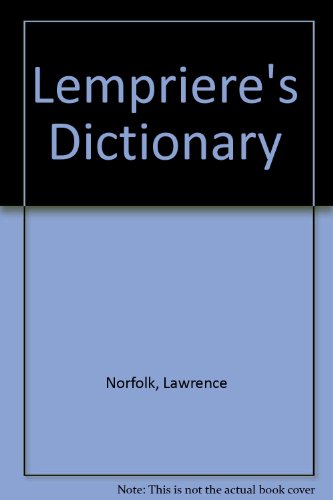 9780517131350: Lempriere's Dictionary