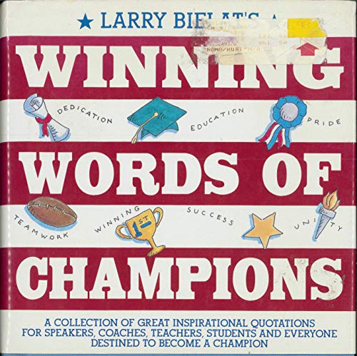 Beispielbild fr Winning Words of Champions zum Verkauf von Wonder Book
