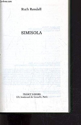 Stock image for Simisola for sale by Librairie Th  la page