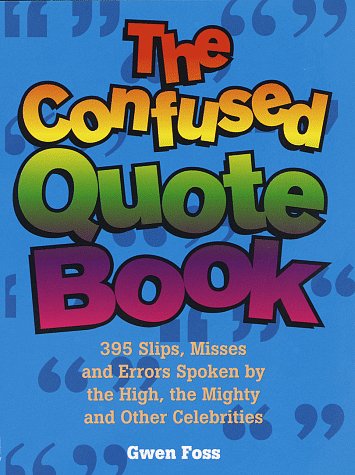 Imagen de archivo de Confused Quote Book a la venta por Better World Books