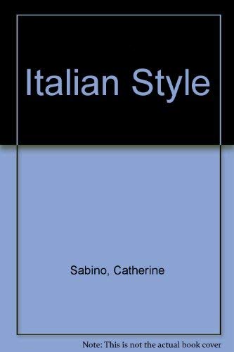 9780517192740: Italian Style