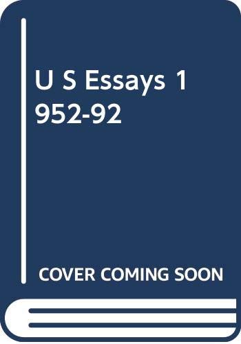 U S Essays 1952-92 (9780517197240) by Vidal, Gore