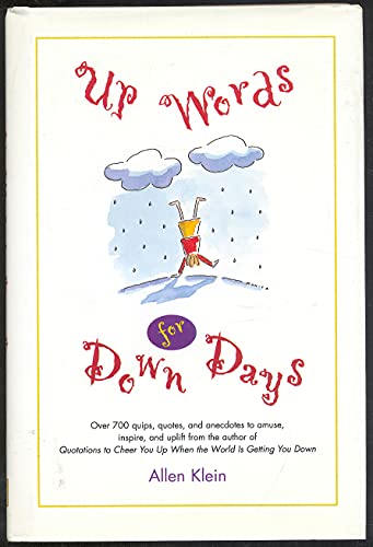 Imagen de archivo de Up Words for Down Days a la venta por Gulf Coast Books