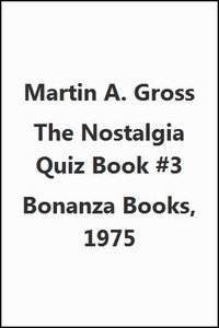 9780517206188: The Nostalgia Quiz Book# 3