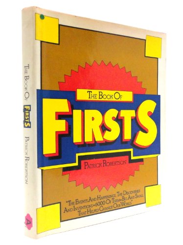 Stock image for Book of Firsts for sale by All About Authors