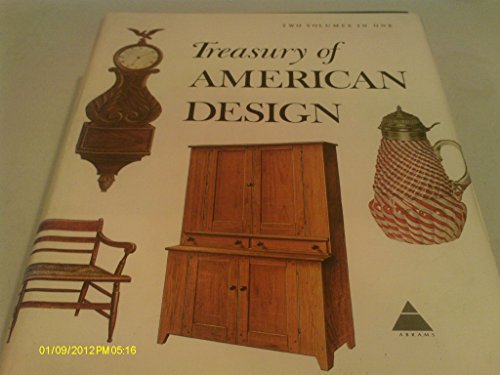 Stock image for Treasury of American Design and Antiques, 2 Volumes in 1 : A Pictorial Survey of Popular Folk Arts Based Upon Watercolor Renderings in the Index of American Design, At the National Gallery of Art for sale by Gulf Coast Books