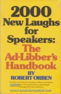 Stock image for 2000 New Laughs For Speakers: The Ad-Libber's Handbook for sale by SecondSale