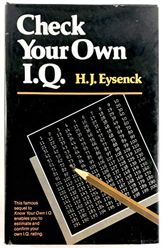 Stock image for Check Your Own I. Q. for sale by Better World Books
