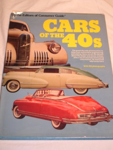 Stock image for Cars Of The 40s for sale by First Choice Books