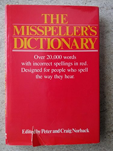 Beispielbild fr Misspellers Dictionary zum Verkauf von Wonder Book