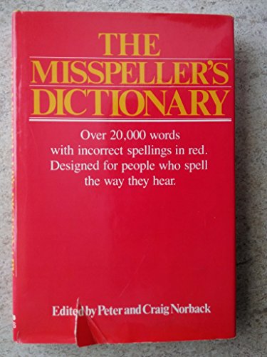 Imagen de archivo de Misspellers Dictionary a la venta por SecondSale