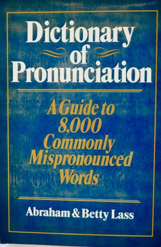 9780517345863: Dictionary of Pronunciation