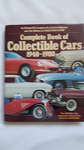 Beispielbild fr Complete Book of Collectible Cars zum Verkauf von Better World Books: West