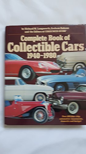 Imagen de archivo de Complete Book Of Collectible Cars 1940-1980 a la venta por Gulf Coast Books