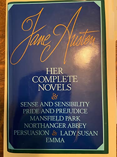 Imagen de archivo de Her Complete Novels: Sense and Sensibility, Pride and Prejudice, Mansfield Park, Emma, Northanger Abbey, Persuasion, Lady Susan a la venta por SecondSale