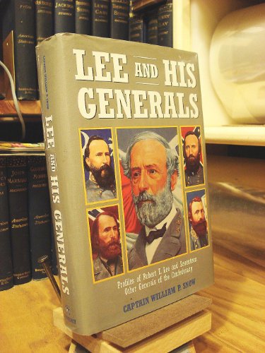 Imagen de archivo de Lee and His Generals a la venta por Better World Books