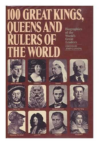 100 Great Kings, Queens and Rulers of the World: Biographies of the World's Great Leaders.