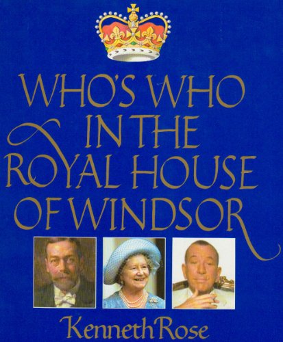 Stock image for Whos Who in the Royal House Of for sale by Better World Books