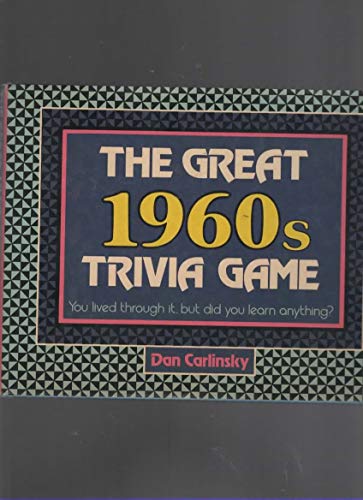 Stock image for Great 1960s Trivia Game for sale by ThriftBooks-Dallas