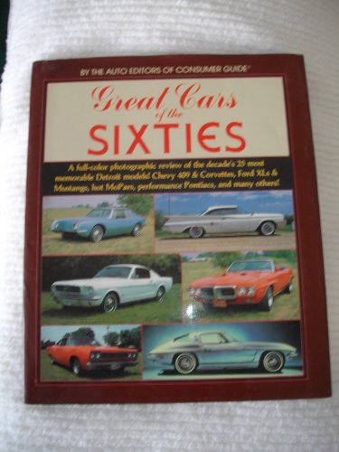 Stock image for Great Cars Of The 1960s for sale by Bayside Books