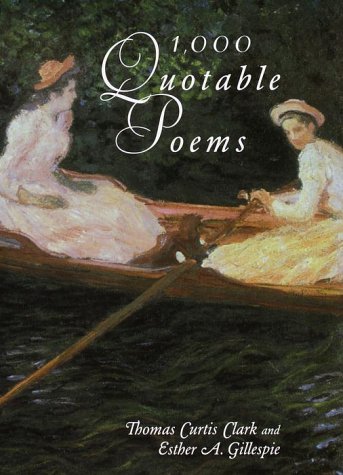 9780517481219: 1000 Quotable Poems
