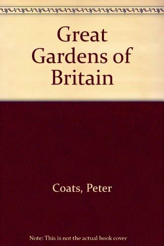 Stock image for Great Gardens Of Britain for sale by HPB-Ruby