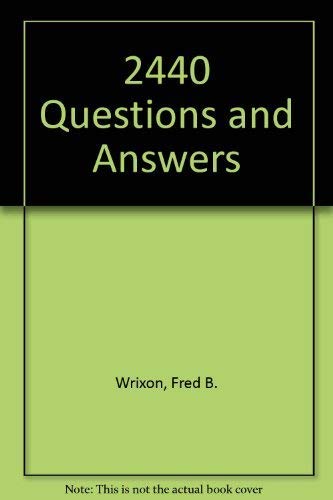 Stock image for 2440 Question Answer Enter Entic & for sale by Wonder Book