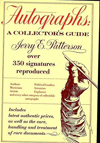 Stock image for Autographs : A Collector's Guide for sale by Better World Books