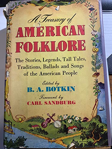 Imagen de archivo de Treasury of american Folklore a la venta por Wonder Book