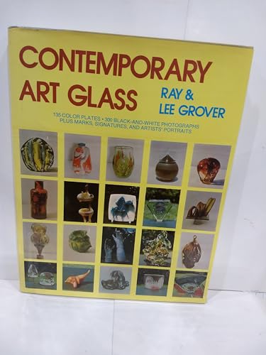 Imagen de archivo de Contemporary Art Glass a la venta por Better World Books